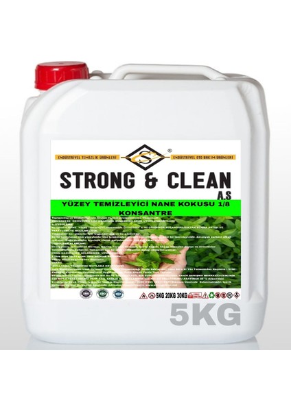 Yüzey Temizleyici Konsantre 1/60 Nane Kokusu 5kg