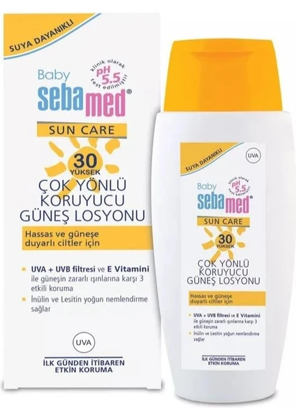 Baby Çok Yönlü Koruyucu Güneş Losyonu SPF30 100 ml