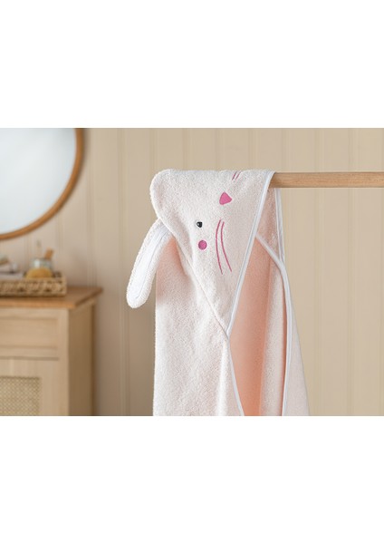 Bunny Pamuk Bebe Havlu 75 x 75 cm Pembe