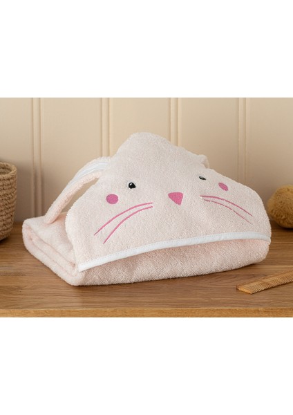 Bunny Pamuk Bebe Havlu 75 x 75 cm Pembe