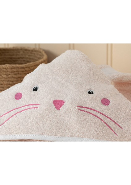 Bunny Pamuk Bebe Havlu 75 x 75 cm Pembe