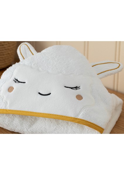 Kuzu Pamuk Bebe Havlu 75 x 75 cm Hardal modelleri