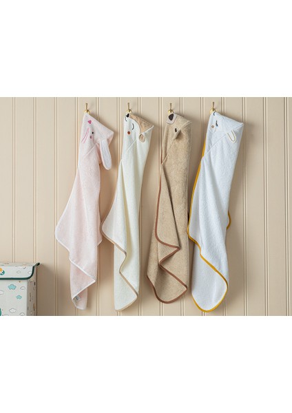 Kuzu Pamuk Bebe Havlu 75 x 75 cm Hardal fırsatları