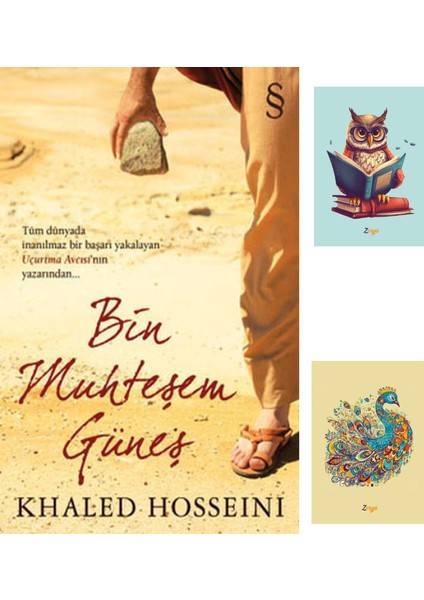 Bin Muhteşem Güneş - Khaled Hosseini + Not Defterli Seti
