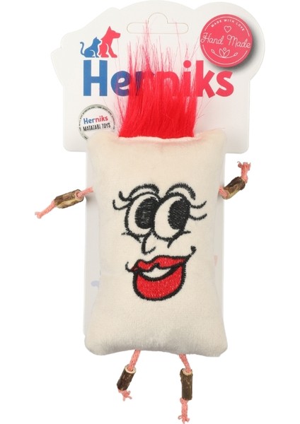 Matatabili Sesli Tüylü Kedi Oyuncağı - MRS. Matatabi 12cm