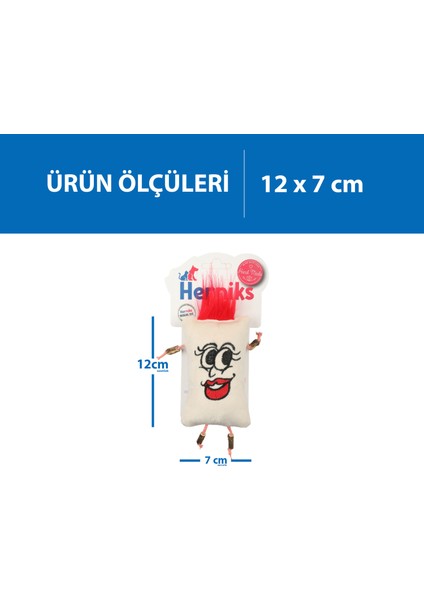 Matatabili Sesli Tüylü Kedi Oyuncağı - MRS. Matatabi 12cm