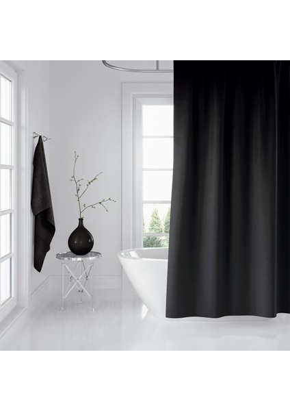 Banyo Duş Perdesi 0010 180 x 200 Perde Borusu Askı Aparatı 120 x 200 cm