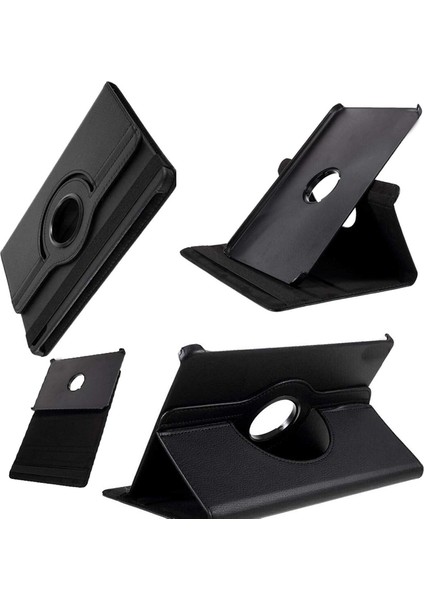 Lenovo M10 Tb X505F Kılıf Kapaklı Standlı 360 Dönebilen Koruma DN22 + Nano + Kalem Mor