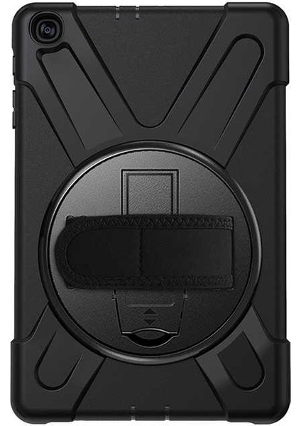 Apple iPad Mini 1 Kılıf Defender Tablet Tank Koruma Standlı Df1 Siyah