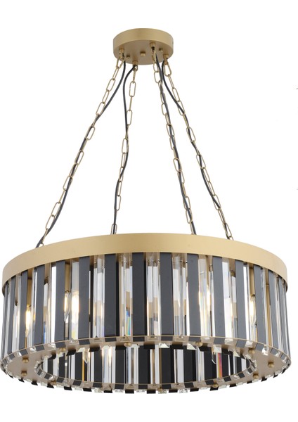 Harbour 60'lik Siyah Eskitme Kristal Taşlı Modern Oturma Odası, Salon Avize modelleri