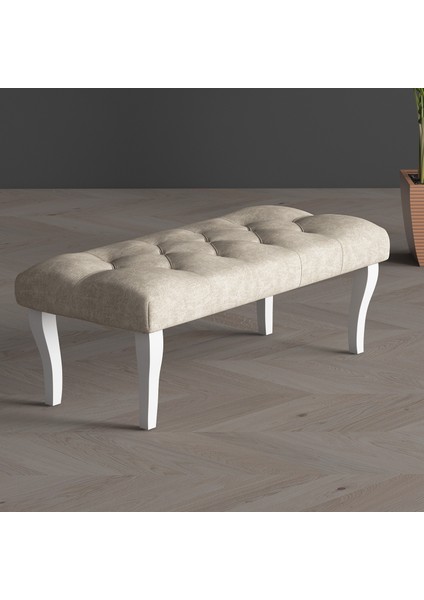 Kapıönü Puf & Bench (Beyaz Ayak)