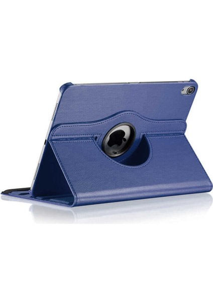 Case Street Apple iPad Pro 12.9 2018 3.nesil Kılıf Kapaklı Standlı 360 Dönebilen Koruma Dn3 Lacivert