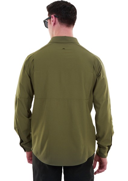 Tegus Uzun Kollu Erkek Gömlek Haki modelleri