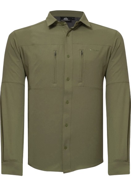 Tegus Uzun Kollu Erkek Gömlek Haki fırsatları