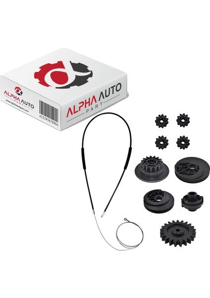 Mercedes Vito W639 Için Sağ Orta Yan Sürgülü Kapı Tamir Seti