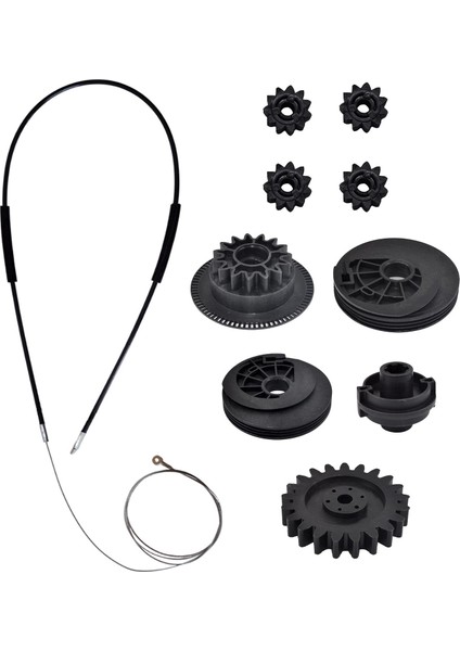 Mercedes Vito W639 Için Sağ Orta Yan Sürgülü Kapı Tamir Seti indirimleri