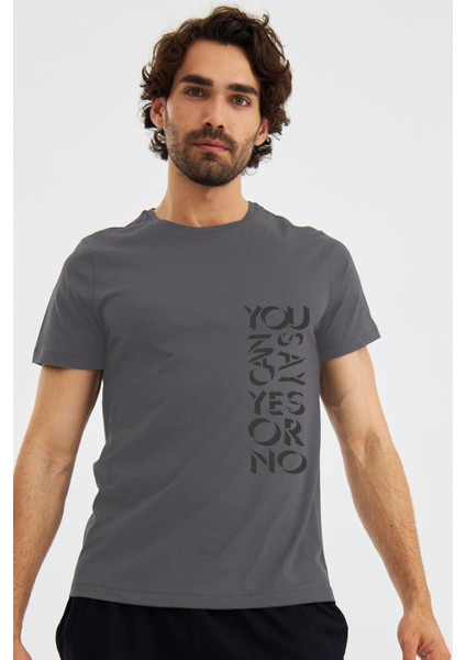 Yes Or No L50004T Erkek Lacivert T- Shirt