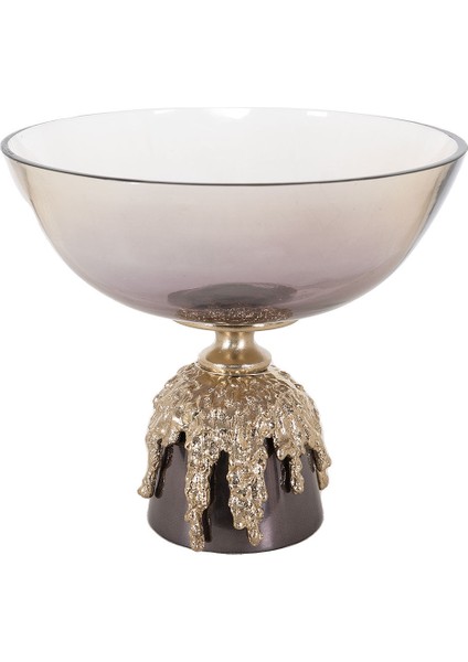 Gold Meltaway Serısı Buyuk Dekoratif Meyvelik 30x30x26 Cm