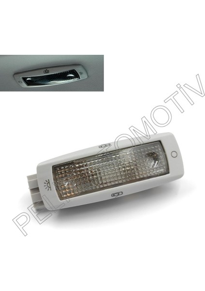 Caddy (2004-2008) Arka Tavan Lambası 3B0947291B Y20 Gri