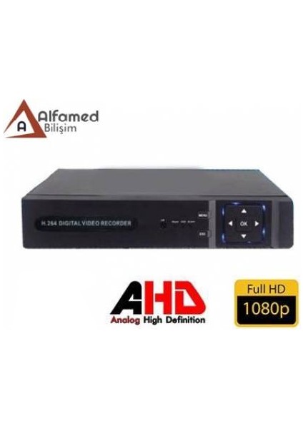 8 Kanal 2mp 1080 Ahd Dvr Kayıt Cihazı Xmeye Yazılım
