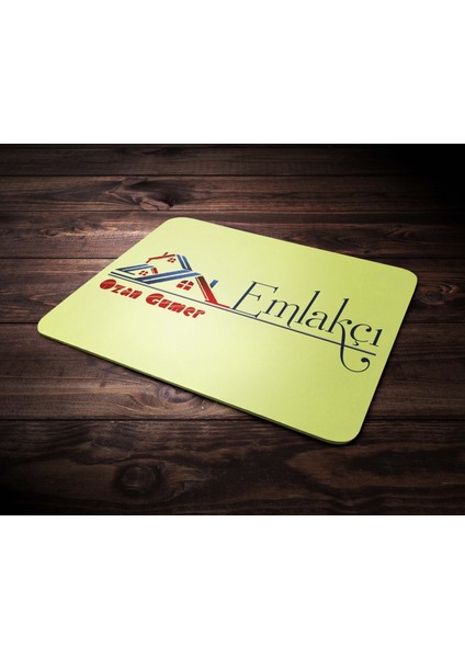 Kişiye Özel Emlakçı 3 Tasarımlı Mouse Pad