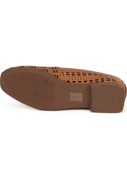 Kadın Deri Günlük Şık Klasik Loafer Babet Ayakkabı