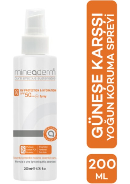 Güneşe Karşı Yoğun Spreyi Spf 50 /uv Protection & Hydration Spray Spf 50