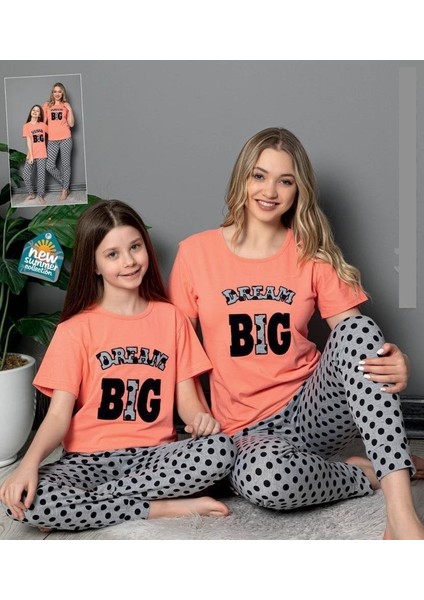 Sude 2944 Genç Bayan Kısa Kol Pijama Takımı Pembe - L