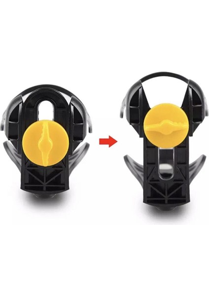 Modula Cage Ex Genişlik Ayarlı Plastik Matara Kafesi Siyah