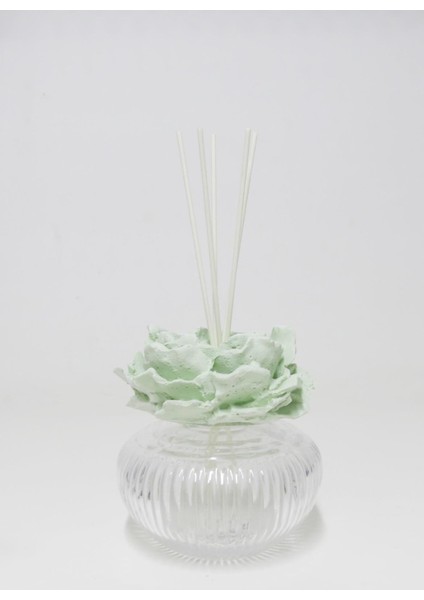 Kristal Şişe Yeşil Gül Taşlı Palo Santo Oda Kokusu