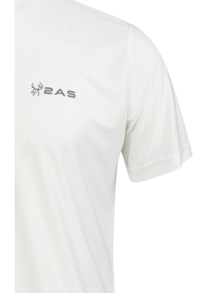 Elba V Yaka T-Shirt Beyaz