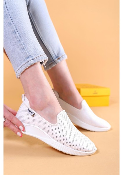 Ciragio Beyaz Renkli Kadın Klasik Yazlık Günlük Ayakkabı modelleri
