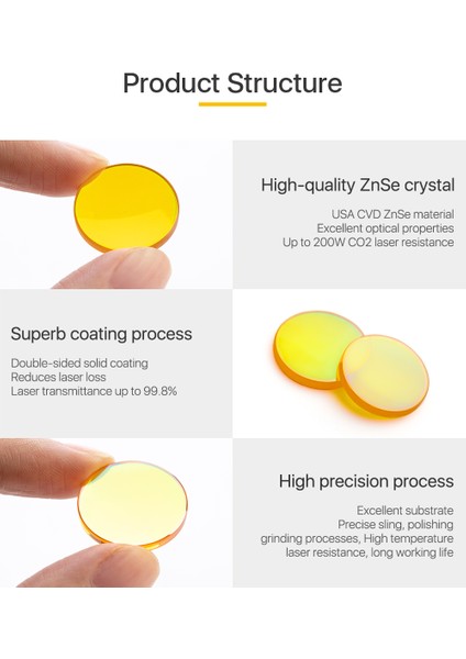 Co2 Lazer Lens (CVD/C20/ZNSE/50.8)