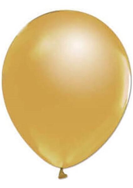 Altın Metalik Balon 100'LÜ 12"