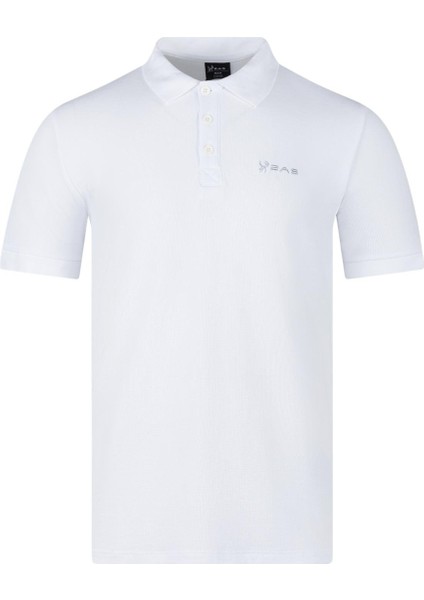 Aluna Polo Yaka T-Shirt Beyaz