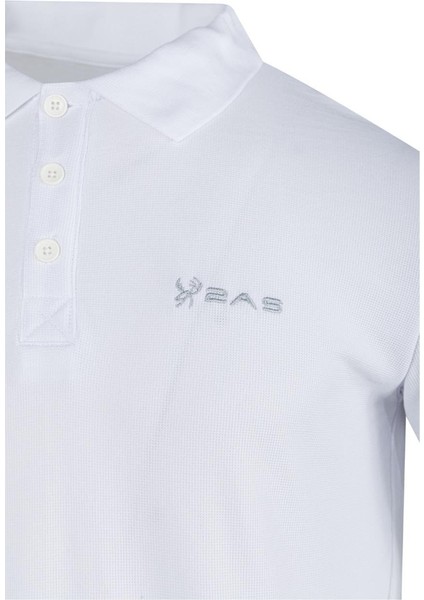 Aluna Polo Yaka T-Shirt Beyaz