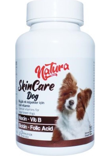 Skincare Dog 0,5 x 150 Tablet 75 gr Büyük Irk Köpekler Için Tüy Dökümü Azaltıcı