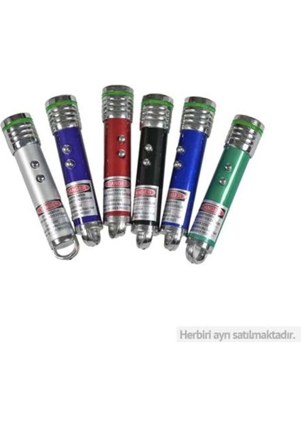 Mini Anahtarlıklı Işıklı Lazer