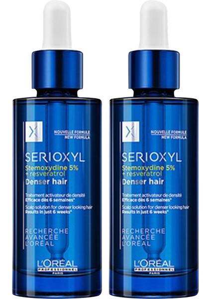 L'Oréal Paris L'oreal Professionnel Serioxyl Denser Hair Yoğunlaştırıcı Saç Bakım Serumu 90 ml x 2 Adet