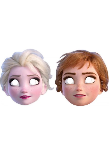 Frozen Karton Maske 6 Lı