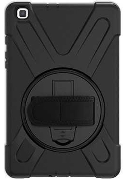 Samsung Galaxy Tab A8 2019 T290 Uyumlu Kılıf Defender Tablet Tank Koruma Standlı Df1 Siyah