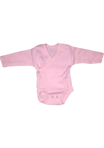 Pamuklu Kruvaze Bebek Alttan Cıtcıtlı Body