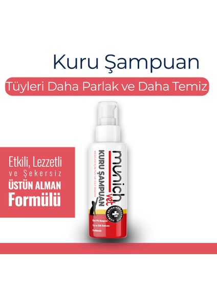 Kedilere Özel Kuru Şampuan Parfümsüz 200ML