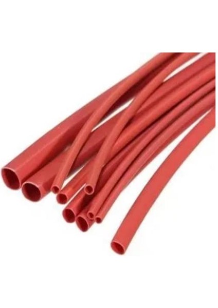 9.5 mm Kırmızı Isı Ile Daralan Makaron-1 Metre