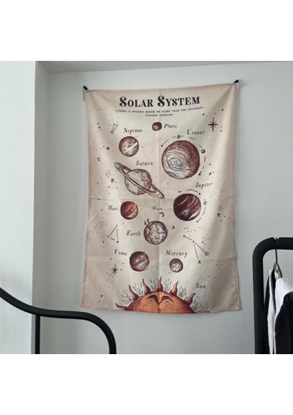 Solar System Duvar Örtüsü - Wall Tapestry I 70 x 100 cm