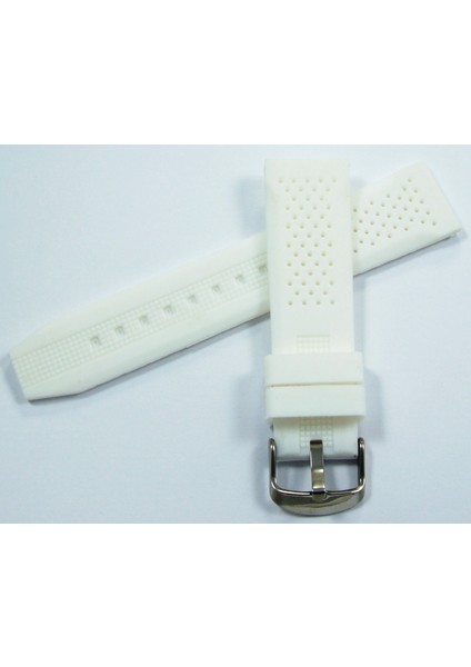 Lacost Model Silikon Saat Kordonu Beyaz 20MM Slikon Saat Kayışı fiyatları
