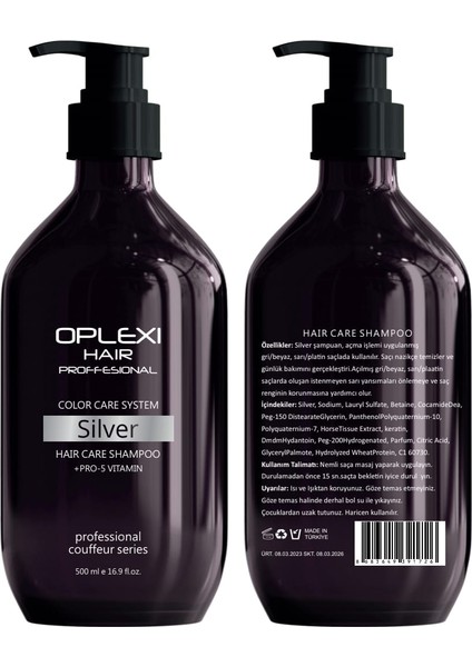 Hair Clinic Proffesional 2'li Silver Şampuan 500 ml