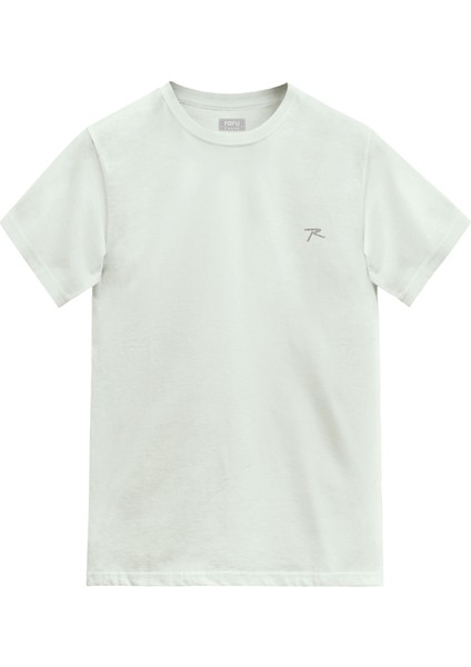 Erkek %100 Pamuk T-Shirt Valerıan Mint