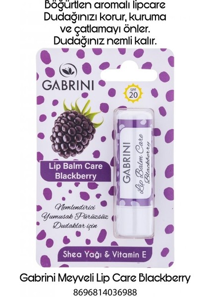 Lipcare Blackbery