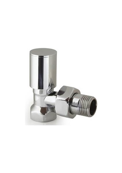Krom Vana 1/2 Normal Metal Silindir Gövdeli Radyatör&havlupan Vanası